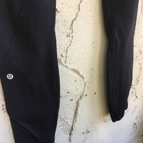 Lululemon Inspire Tight II Mesh Black Size 6 - Picture 14 of 15